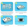 Wooden Tank Kit DIY Model Teaching DIY Wooden Tank Model Assemble Kit Mini Teaching Learning Students Children