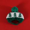 Green Red Pet Dress Up Set Adjustable Pet Knitted Suit  Xmas Pet Costume