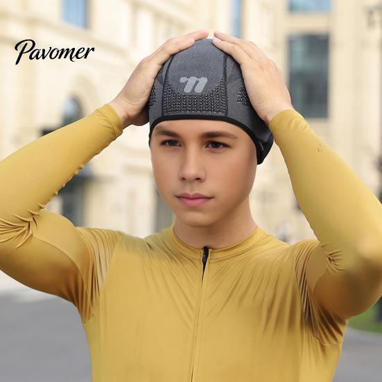 All-season Cycling Beanie Outdoor Hat Windproof Ear Protection Motorcycle Helmet Liner Riding Running Elastic Head Cover Men Women Four Seasons