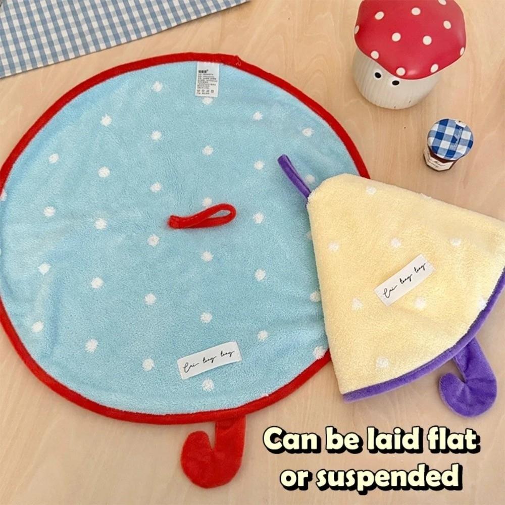2PCS/SET Thickened Mini Umbrella-shaped Towel Quick-drying Coral Fleece Towel  Bathroom