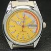 JAPAN VINTAGE REFURBISHED SEIKO 5 AUTOMATIC 6309A MENS YELLOW WATCH A440875-d Sk-a440875-2