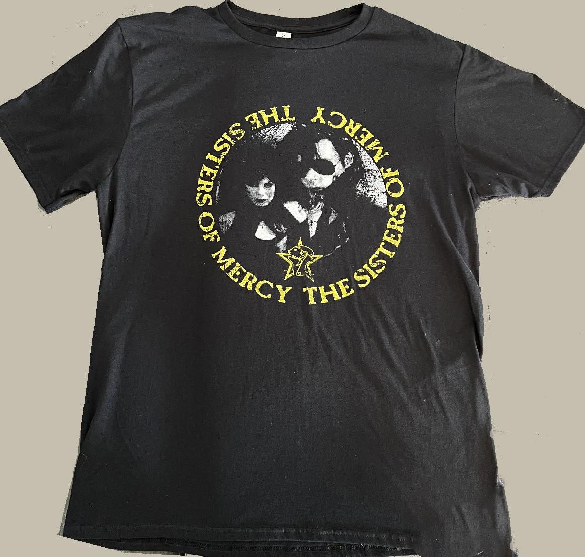 Collection THE SISTERS OF MERCY Band Heavy Cotton Black T Shirt UR872 XL