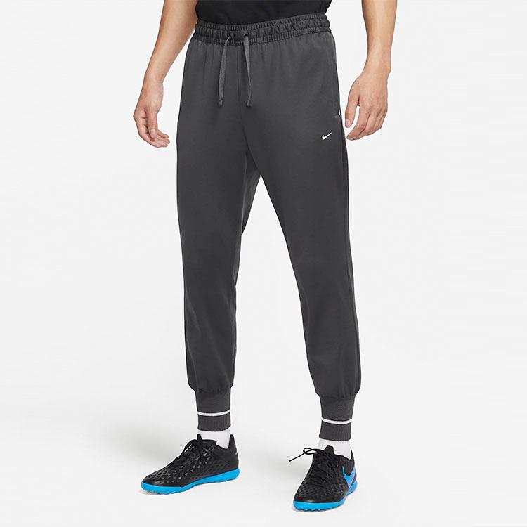 Nike Mid-Rise Drawstring Joggers with Tapered Cuffs Men Bottoms Grey DH9387-070