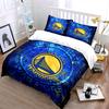 Golden State Warriors Logo Bettwäsche Bettbezug-Set Bettbezug Kissenbezüge  (1*Bettbezug 2*Kissenbezüge, ohne Bettdecke)