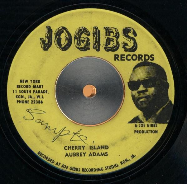 7inch Record AUBREY ADAMS WINSTON WRIGHT Cherry Island Peace And Love NONE Jogibs Records 1971 Jamaica Reggae Ska Dub Used