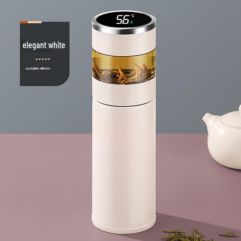 BEANBEANLOVE 316 Stainless Steel Smart Insulated Bottle with Tea Infuser