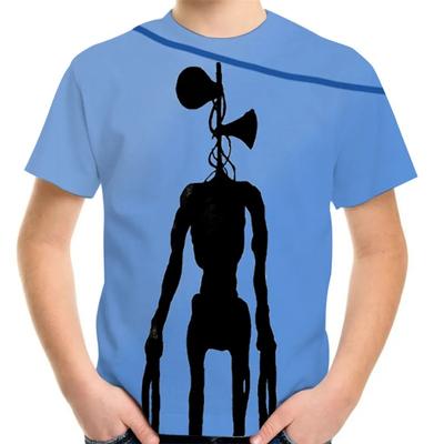 Dziecięca koszulka z nadrukiem 3D Horror Syrenogłowy, Koszulka z kreskówką dla malucha, Chłopięca, Dziewczęca, Młodzieżowa, Anime, Topy, Lato, 4-20 lat, Ubrania dla dzieci