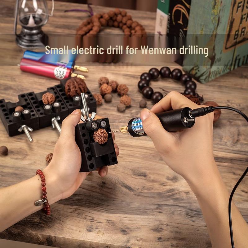 Handmade Mini Electric USB Drill for Crystal Epoxy & Walnut Polishing