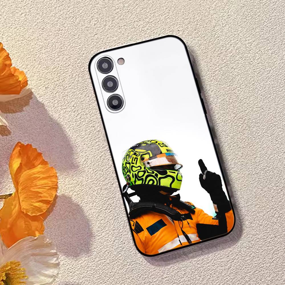 

Racer Lando N-Norris Phone Case Silicone Soft For Samsung Galaxy A73,A72,A71,A70,A53,A52,A51 Samsung a20s