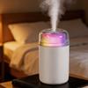Ultrasonic Spray Car Aroma Purifier Colorful Light Essential Oil Diffuser  For Car