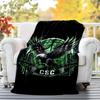 CSC Flannel Blanket Soft All-Season Throw, Design for Camping, Car Travel, Hiking Sofa, Bed, Office Perfect Gift for Parties