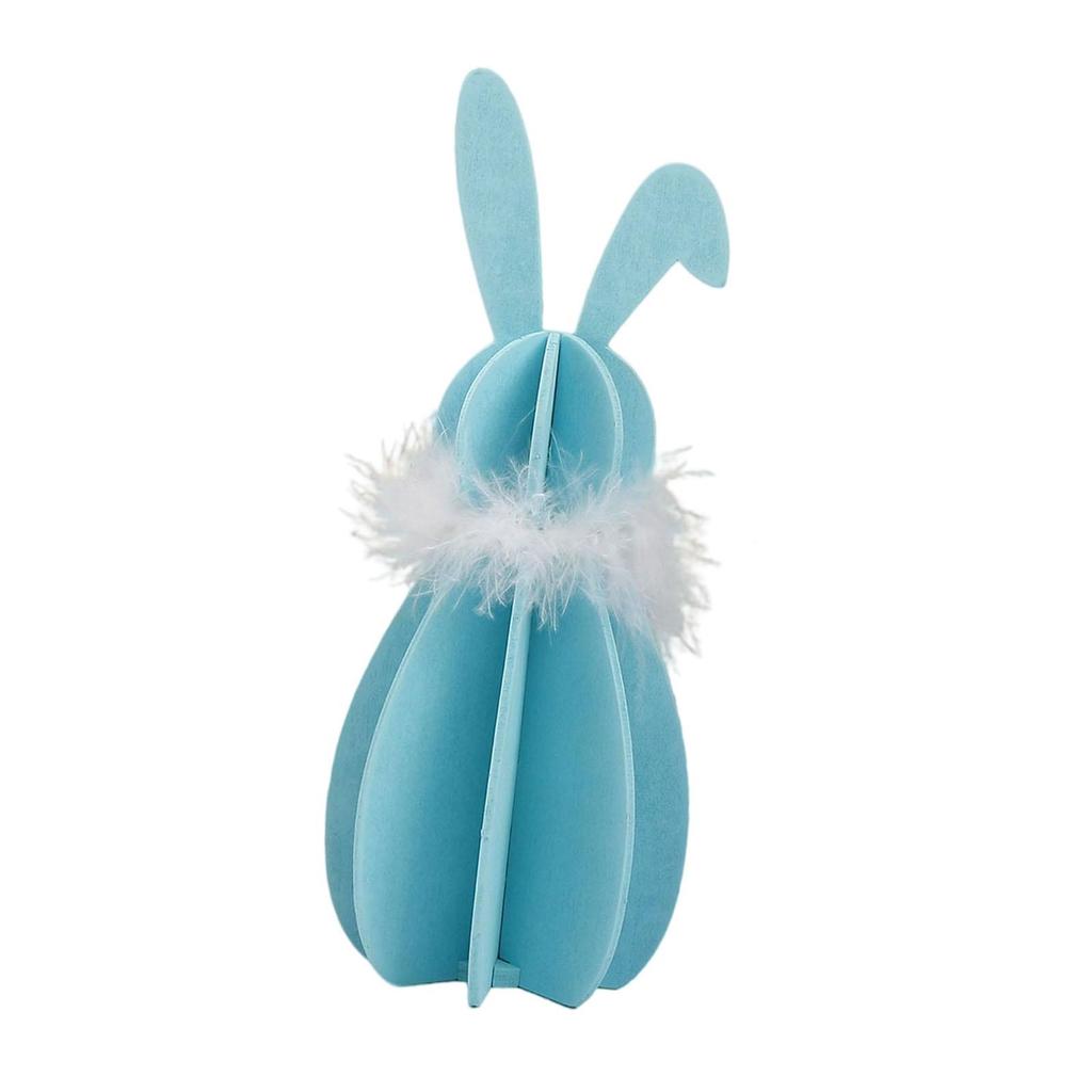Easter Bunny Decoration Easter Bunny Wooden Sign Novelty Freestanding Sturdy Detachable Table Centerpiece for Home Entrance
