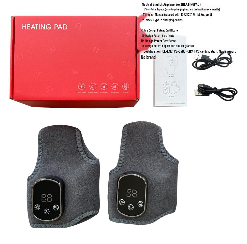 Rechargeable USB Heated Ankle Massager for Joint Care