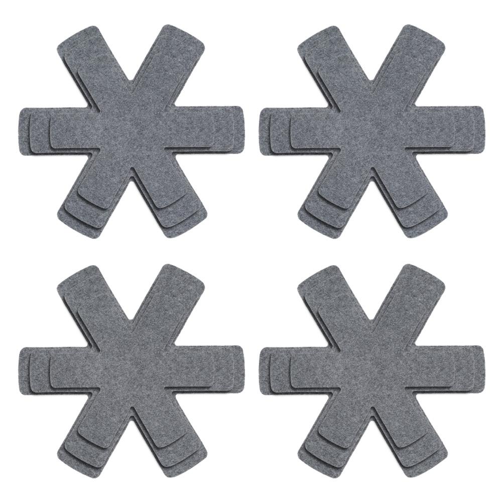 

12Pcs Pot and Pan Protectors Pot Dividers Pad Non-woven 38/35/26 CM Pans Separator Pads for Protecting Cookware Saucepan Gray other