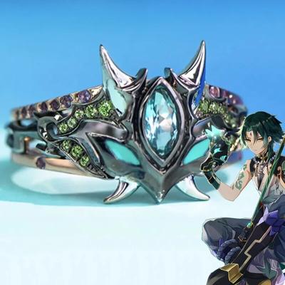 Гра Genshin Impact Xiao Cosplay Ring Bane of All Evil Yaksha's Mask Унісекс Дизайн Кільця Аксесуари Ювелірні вироби Подарунки