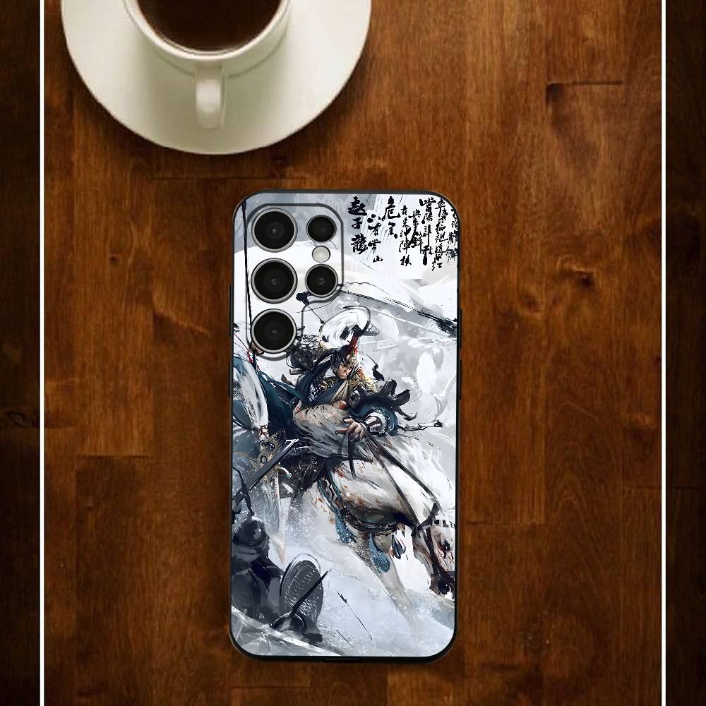 

Three Kingdoms Hero Phone Silicone Case For Samsung S24 22 20 23 21 20 Ultra Plus Lite 5G Print Cover Samsung S22plus5G