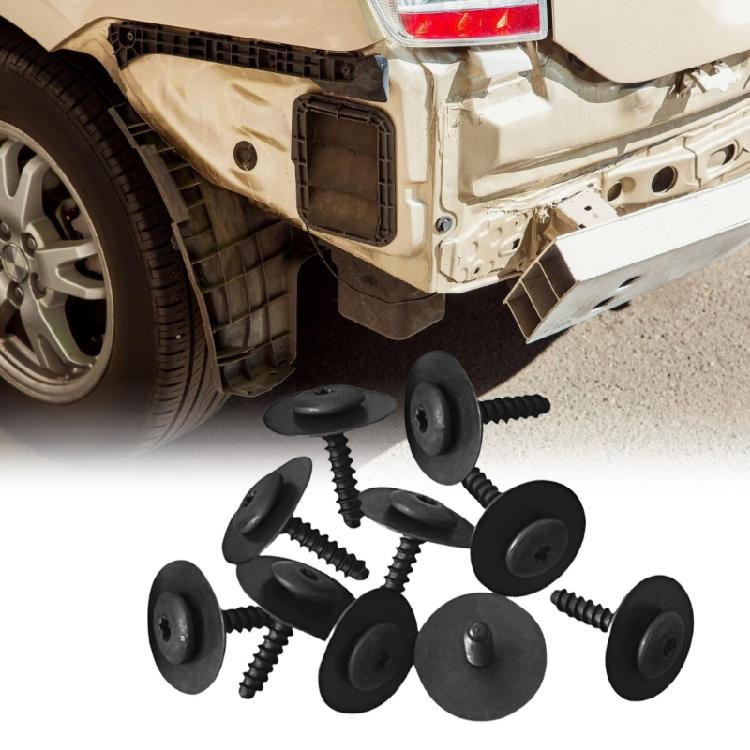 Packung mit 10 Standardgrößen Schrauben Schrauben Schutz Auskleidungen & Spritzschutz Abschirmungsschrauben Vielseitige Schrauben Schrauben Stabil für Automobil