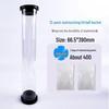 Portable Transparent Badminton Tube with Moisturizing Lid - Handmade Storage for Shuttlecocks