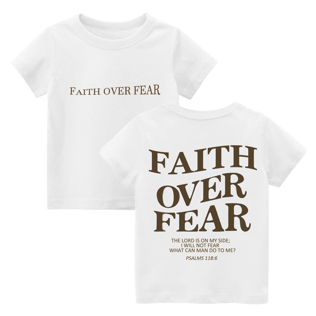 Peuter Meisje Jongen T-shirts Kinder Top Jongens en Meisjes Bedrukt Kort Mouw T-shirt