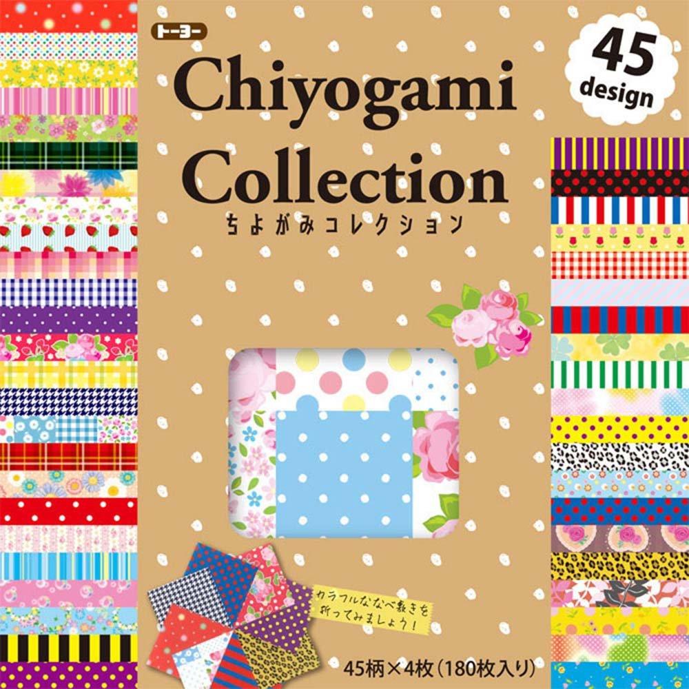 Toyo Origami Chiyogami 180 018054 Collection, 15cm, sheets,
