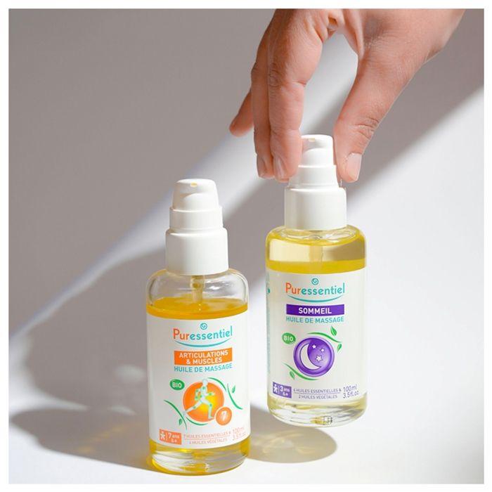 Puressentiel Sommeil &amp; Détente Huile de Massage Bio 100ml