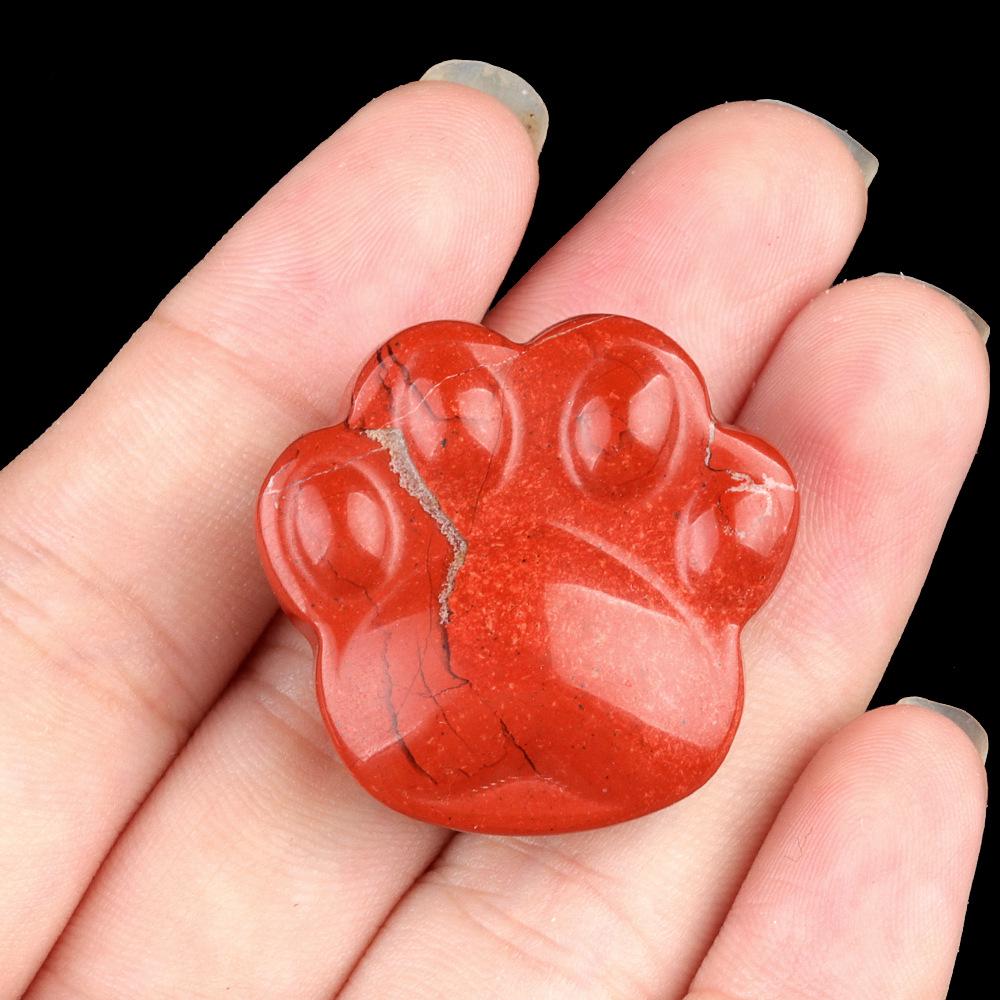 Ametystowe Rzeźbione Kot i Łapa Niedźwiedzia Kryształowe Ozdoby