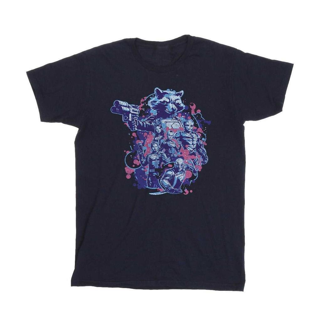 Guardians Of The Galaxy Volume 3 Mens Group Pose Cotton T-Shirt