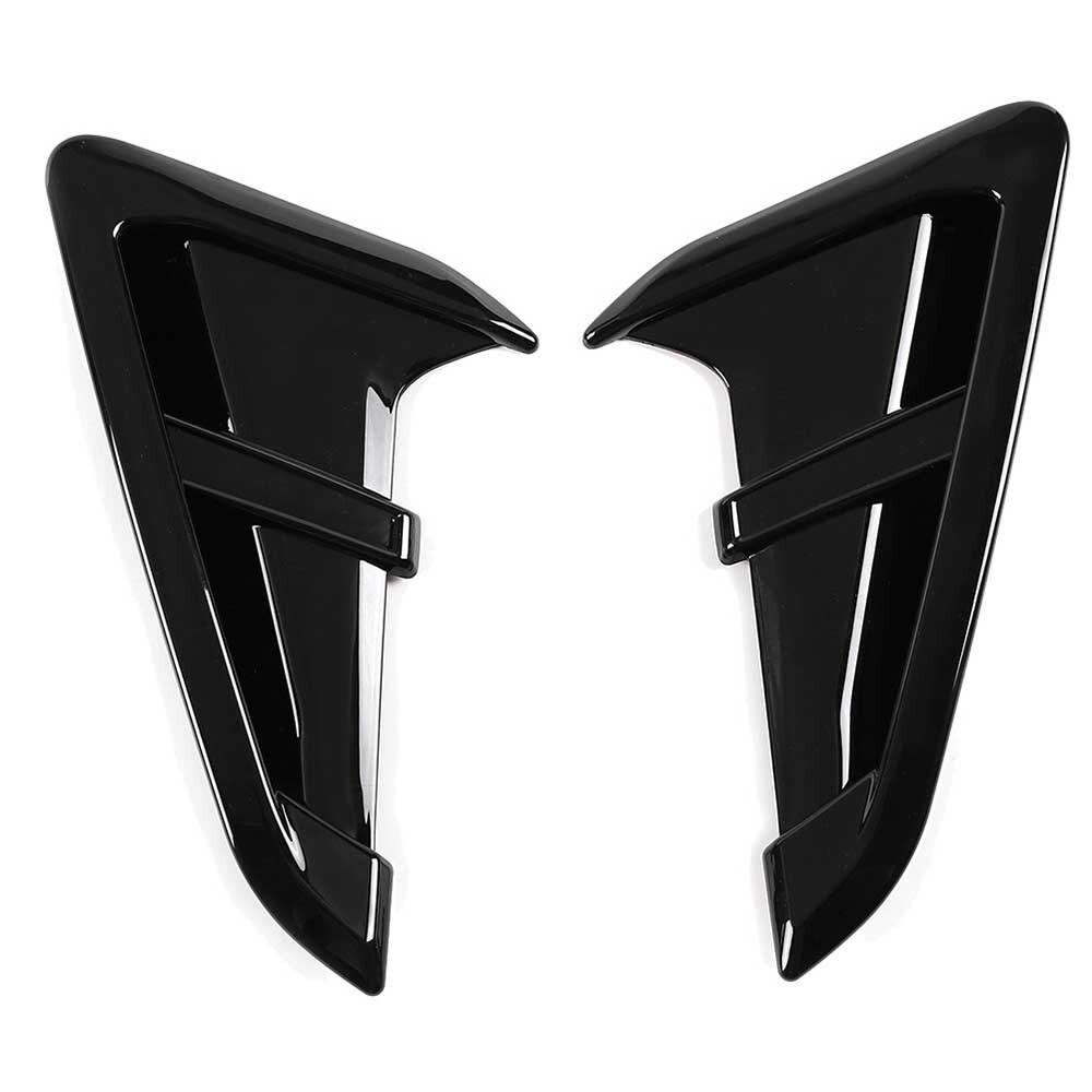 

Pair Black ABS Side Fender Air Vent Outlet Cover For BMW X3 G01 X4 G02 2018-2022