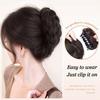Luxurious Braided Buns Hair Extension Claw Clip For Women With Twist Clip For Daily Wear Hair Bun For Women