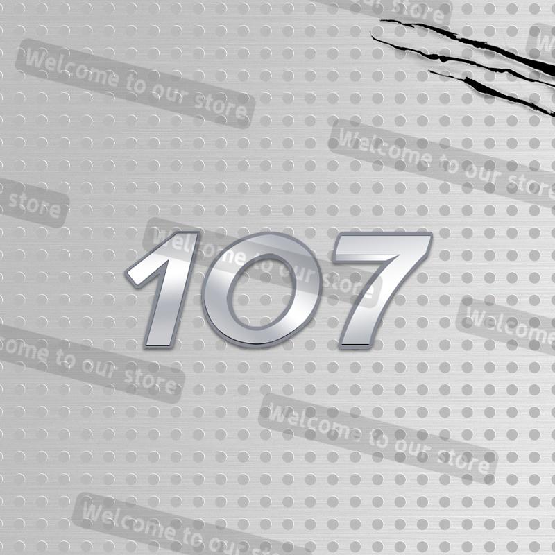 3D Metal Car Styling For 107 206 207 208 301 307 308 Emblem Decals Rear Trunk Body Badge Accessories