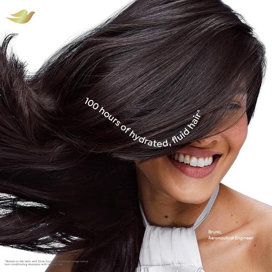 DOVE Glycolic + Hydration Floral Conditioner For Dry Hair 175 Ml With 5% Hydra-Glycol For Upto 100 Hours Of Hydrated, Fluid Hair., 1 Count