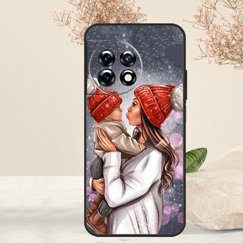 Super Mom Baby Girl Son Daughter Case For OnePlus 15 R 13T 13 13R 12 12R 11 10R 10T 10 Pro Nord 5 CE 4 2 3 Lite N20 N30 Cover