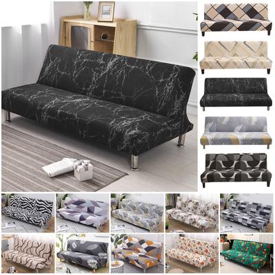 Εκτυπωμένο κάλυμμα Futon Stretch Κάλυμμα καναπέ-κρεβάτι Καλύμματα καναπέ χωρίς χέρια με ελαστικό πάτο για έπιπλα υπνοδωματίου σαλονιού μεγέθη S/M/L