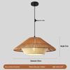 Vintage Industrial Hemp Rope Hat Pendant Light