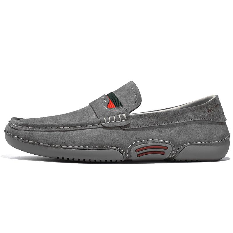 Men's Shoes Spring and Autumn Casual Shoes Fashion Handmade Driving Shoes Leather Shoes