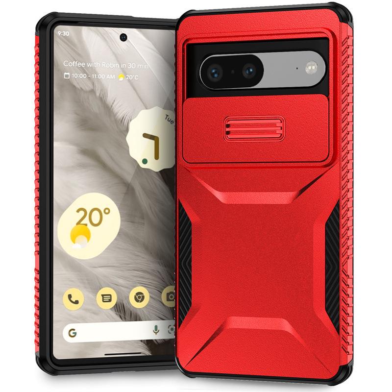 

Sliding Window Drop-Proof Case for Google Pixel 10 PRO, 9 Pro XL, 8A, 7a, 8 Pro - New Model Google 9A красный