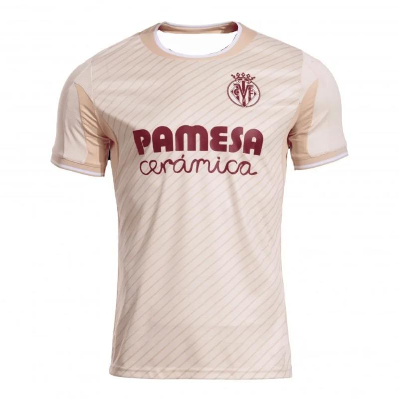 25-26 Villarreal Home and Away Football Jerseys T-shirt 3D Printed Short Sleeved Sports T-shirt Same for Adults and Children