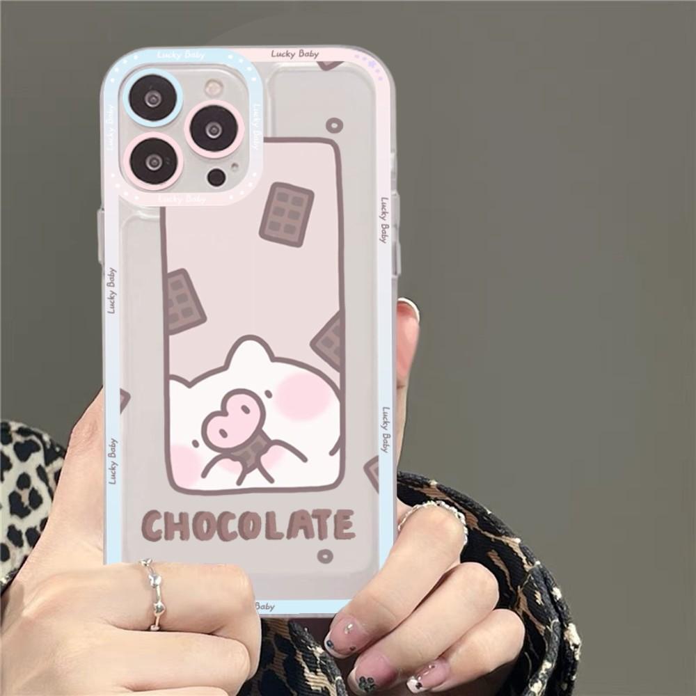 Cute Cartoon Pig Phone Case For Samsung S 20 S 21 S 22 S 23 Lite Plus Ultra Mobile Cover