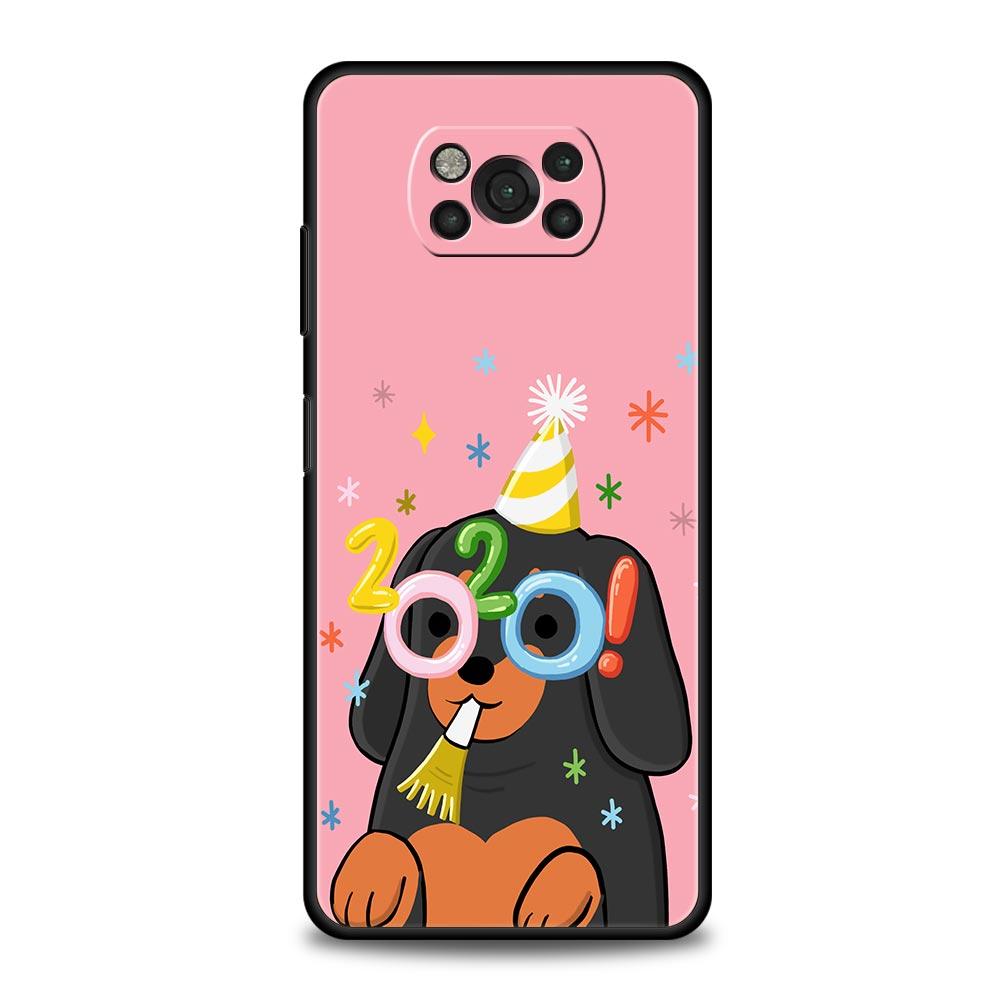 

Чехол для телефона с изображением кокер-спаниелей и собак для Xiaomi Poco X6 X5 Pro X4 X3 NFC F5 Pro F4 F3 GT M5 M4 Pro 5G M3 C51 C50 Poco C55