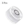 Kozelo 3-Piece Small Round Bubble Level, 18mm Diameter, 9mm Thick, Mini Round RV Leveling Tool for Travel Trailers, White