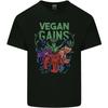 Veganes Fitnessstudio Bodybuilding Vegetarisches Kinder T-Shirt Kinder