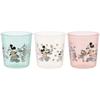 Skater Baby Cups, 60ml, Small, for Children 4 Months and Up, 3-Piece Set, Antibacterial, Disney Mickey & Friends Retro Design, for Gargling, Toothbrus