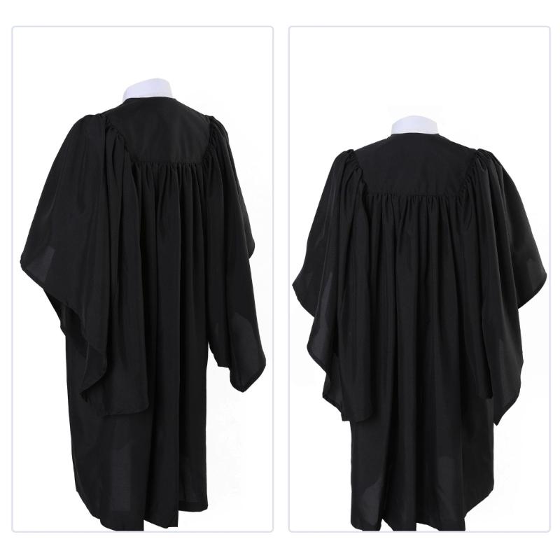 Unisex Matte Graduation Gown for High School and Bachelor,Choir Robes for Baptism Church,Pastor Judge Robe Costume