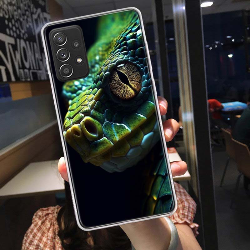 Forest Vipers And Pythons Phone Case for Samsung A54 A57 A37 A17 A14 A15 A12 A24 A34 A55 A35 A25 A52S A07 A05S A04S A22 A32 A72