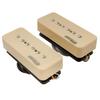 Wilkinson M Series Stacked P90 Single Coil Neck Pickup Set (Humbucker Size) for SG/LP Electric Guitars, Cream