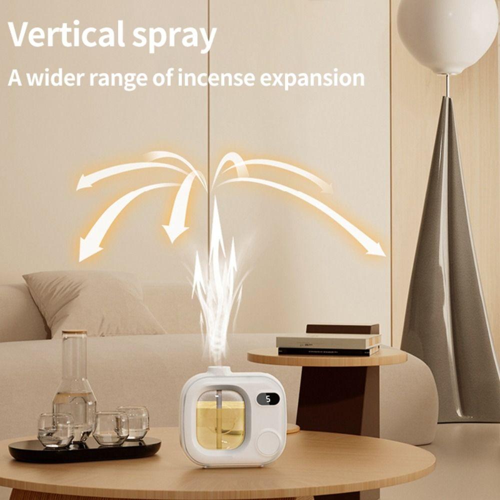 LED Display Screen Fragrance Sprayer Machine With 45ML Essential Oils Air Freshener Home Bathroom