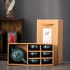 Ceramic Jun Kiln Kung Fu Tea Set, One Pot and Six Cups of Business Small Gifts As Souvenirs