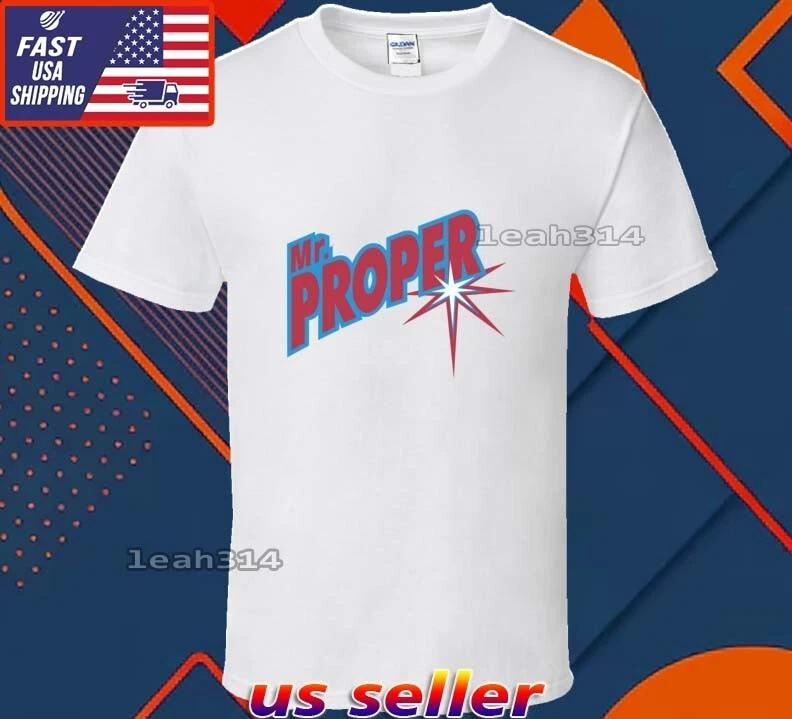 New Shirt Mr. Proper Logo T-Shirt Funny American Usa Unisex Size S-5XL