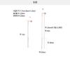 [Dorocy] 14K Simple Stick Long Piercing_Small_1pc