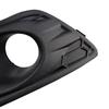 Artudatech 2PCS Matte Black Front Fog Light Lamp Cover Grille Fit for Ford Fiesta 2013-2017 C1BB15A298AA, C1BB15A299AA